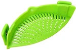 Silicone Clip Strainer Snap Colander Spout Kitchen Gadget Tool Food Drainer. Fixed Price $8.99.