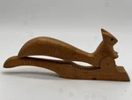 Vintage Hand-carved Wood Squirrel Figurine Nutcracker Whimsical Collectible. Fixed Price $24.00.