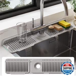 Doeklpo 24 Inch Silicone Faucet Mat For Kitchen Sink Splash Guard - 7 Slope. Fixed Price $21.54.