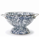 Golden Rabbit Enamelware Medium Colander, 3 Quart, Grey Swirl. Fixed Price $74.66.