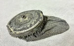 Antique Victorian/ Edwardian Era Mesh Purse Compact Vanity Bag Mirror Repousse. Fixed Price $39.00.