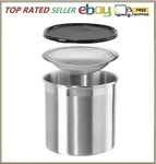 Oggi Stainless Steel Jumbo Grease Container With Removable Strainer And Snug .... Fixed Price $33.60.