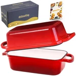 Articasting Iron Bread Loaf With Lid, 2 1 Pans For Baking Br.... Fixed Price $74.64.