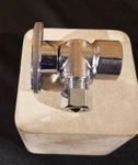 Keeney K2048PCLF Brass 1/2" Fip X3/8" Od 1/4 Turn Angle Valve Chrome Ships Free. Fixed Price $13.77.