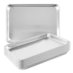Tenup 6 Pack Aluminum Quarter Sheet Pan 13X9 Heavy Duty Baking Tray Reinforced. Fixed Price $71.19.