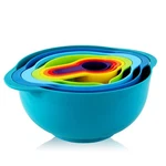 Megachef Multipurpose Stackable Mixing Bowl And Measuring Cup Set. Fixed Price $46.95.