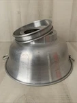 Vintage Galvanized Metal Dairy Milk Strainer Funnel 10 Inch. Fixed Price $55.00.