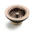 New Signature Hardware 3-1/2" Kitchen Sink Basket Strainer Antique Copper. Fixed Price $48.99.