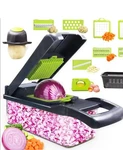 Food Onion Veggie Dicer Slicer Stainless Steel Home Kitchen Fruit Chopper Cutter. Fixed Price $21.24.