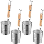 Tessco Pcs Pasta Strainer, 4.7 X 5.2 Stainless Steel Basket Mesh Cook.... Fixed Price $45.28.
