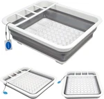 Casaphoria Collapsible Small Dryer Rack Over The Sink For Counter Plate Gray. Fixed Price $25.99.