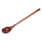1-6PCS 13" Wooden Kitchen Spices Natural Long Handle Eating Spoons Us. Fixed Price $7.82.