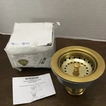 Kingston Brass Basket Strainer Stainless K112PB Polished Tacoma 1-1/2". Fixed Price $28.00.