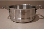 Cuisinart Stainless Steel Steamer Strainer Insert With Handles 67116-18SBJ. Fixed Price $16.99.