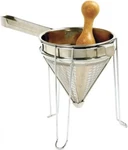 New Norpro 642 Stainless Steel Food Chinois With Stand Pestle Set. Fixed Price $51.99.
