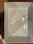 Bia Cordon Bleu White Blue Ceramic Rectangular Baking Oven Dishwasher Safe. Fixed Price $29.00.