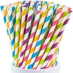 Maqihan 100PCS Stripe Drinking Straws - 7.7 Inch Long, Mixed Colors. Fixed Price $8.08.