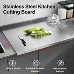 Stainless Steel Cutting For Kitchen - Large 304 Chopping Boards, Suitable. Fixed Price $20.75.