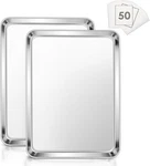 E-far Baking Cookie Sheet Set Of 2, 16 X12 Stainless Steel Pan Wit. Fixed Price $35.39.
