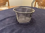 Steel Mesh Strainer Colander With Handle, 6" X 4" Fine Kitchen Sieve. Fixed Price $14.75.
