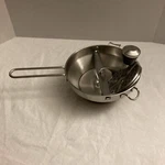 Navaris Stainless Steel Rotary Food Mill With 3 Grinding Discs Sifter Strainer. Fixed Price $40.00.