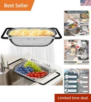 Over The Sink - Strainers Colanders Basket Exp.... Fixed Price $69.50.