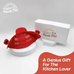 Perfect Pasta Pal Clip-on Strainer For Pots Silicone Heat Resistant.... Fixed Price $28.31.