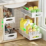 Under Sink Organizer, 2 Pack Tier And Storage, Slide-out. Fixed Price $69.14.