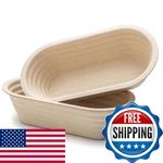 Brod & Taylor Banneton Batard 10 Proofing Basket For Sourdough Artisan Bread. Fixed Price $49.46.