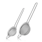 2 Pack Fine Mesh Strainers Mini Stainless Steel With Handle For Kitche. Fixed Price $9.74.