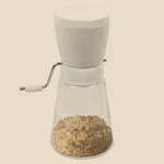 Gemco Manual Food Mill Grinder Glass Nut Chopper With Stainless Steel Blades. Fixed Price $28.00.