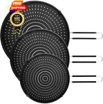 Apidgrowth Silicone Splatter Screen For Frying Pan,grease SIZE1, 3 Black. Fixed Price $34.99.