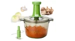 Manual Food Chopper Handheld Vegetable Slicer Dicer Kitchen Cooking Tool. Fixed Price $36.99.
