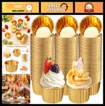 150 Pack Gold Foil Cupcake Liners - Disposable Muffin Cups For Baking, Party & W. Fixed Price $27.19.