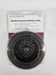 Westbrass Basket Strainer Kitchen Sink R214-62 Matte Black New Box. Fixed Price $13.32.