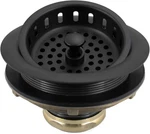 Westbrass D214-62 3-1/2" Post Style Large Kitchen Sink Basket Strainer, Matte Bl. Fixed Price $13.93.