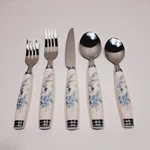 Pfaltzgraff Winter Frost Stainless Steel Flatware 5 Piece Service For 1. Fixed Price $24.00.