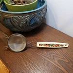 Ekco Mesh Strainer Spice Of Life Sugar Or Flour Sifter 9" Retro Kitchen Vintage. Fixed Price $8.99.
