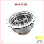 Kone 3-1/2 Inch Kitchen Sink Drain Strainer Assembly Made By All Stainless Steel. Fixed Price $47.04.