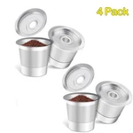 2/4 Pack Cup Reusable Coffee Pods For Keurig: Stainless Steel Refillable. Fixed Price $18.99.
