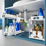 Verifost 2 Under Sink Organizers And Storage, Double Pack, White. Fixed Price $48.02.