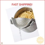 Arlig Clip Pasta Strainer Silicone Universal Fit For All Pots And Bowls Snap. Fixed Price $14.58.