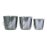 Amerihome Bucket Set Stainless Steel Nesting Long Handle Storage Durable 3-PIECE. Fixed Price $52.79.