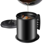 Cambom Bacon Grease Container With Fine Mesh Strainer, 1.3 Almost 6 Full Cu.... Fixed Price $26.26.