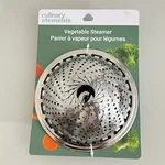 Culinary Elements Stainless Steel Collapsible Vegetable Steamer Basket 9" New. Fixed Price $8.49.