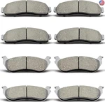 Dyzjkwjw 8PCS Front Rear Ceramic Brake Pads Kit Fit 2002-2005 Ford. Fixed Price $63.98.