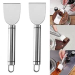 2 Stainless Steel Spatula Multi-purpose Scraper Kitchen Cleaning Tools. Fixed Price $8.27.