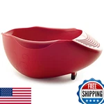 Norpro NOR-2176 Plastic Serving Bowl With Strainer , Red. Fixed Price $34.72.