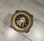 Zurn Z181 Cornice Drain W/ 3 No-hub Outlet, 4 1/2 Body Height, Bronze Dome. Fixed Price $100.00.