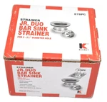 Keeney Holdings Jr Duo Bar Sink Strainer For To 2-1/2" Dia Hole 878PC. Fixed Price $12.15.
